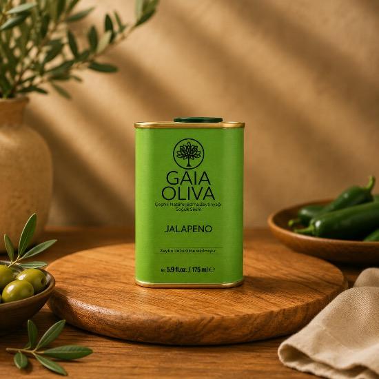 Jalapeno Çeşnili 175 ml Natural Sızma Zeytinyağı