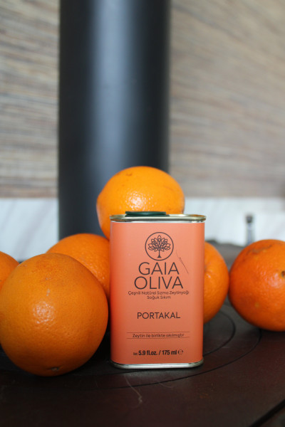 Portakal Çeşnili 175 ml Natürel Sızma Zeytinyağı (Yeni Hasat)