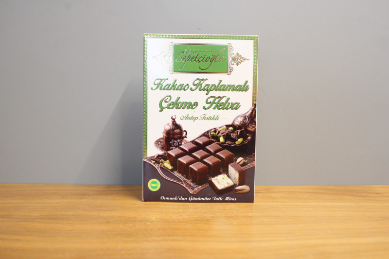 Kakao Kaplama Antep Fıstıklı Çekme Helva 160g