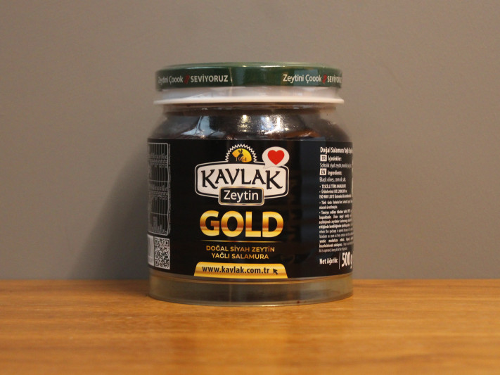 Kavlak Gold Siyah Zeytin 500g